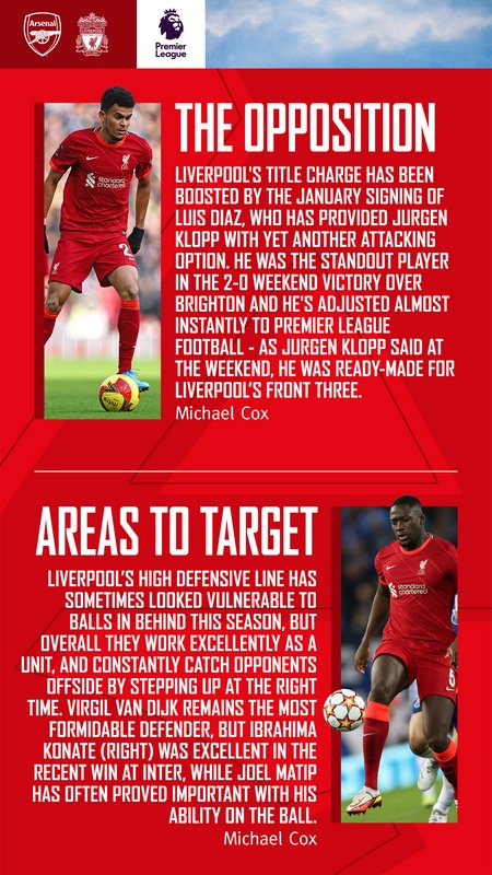 Arsenal v Liverpool: preview, stats, video | Match preview | News | Arsenal. com