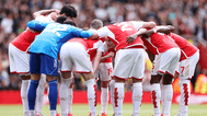 Team news: Arsenal unchanged for Man Utd game